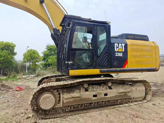 Excavadora Caterpillar 336E de orugas usada del año 2017, color original, 36 toneladas, para minería
