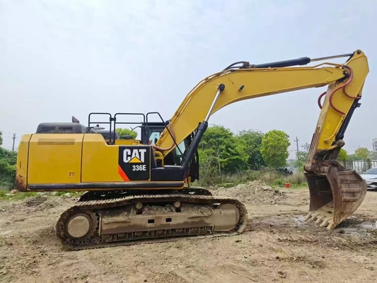 Excavadora Caterpillar 336E de orugas usada del año 2017, color original, 36 toneladas, para minería