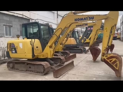 Color original Usado Komatsu PC56MR-2 Mini Excavadora En excelentes condiciones